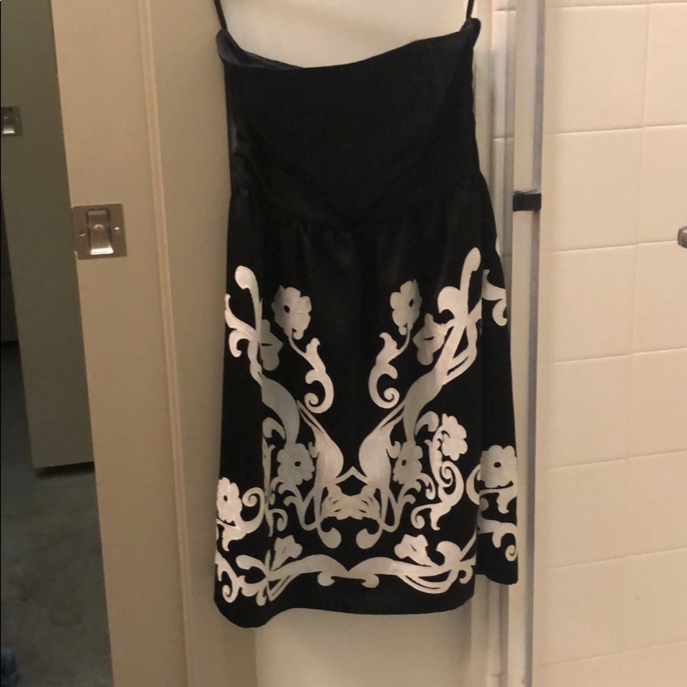 White House Black Market Silk Semi Formal Dress